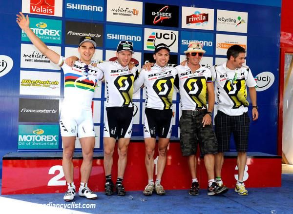 Top team Scott-Swisspower Mtb-Racing.