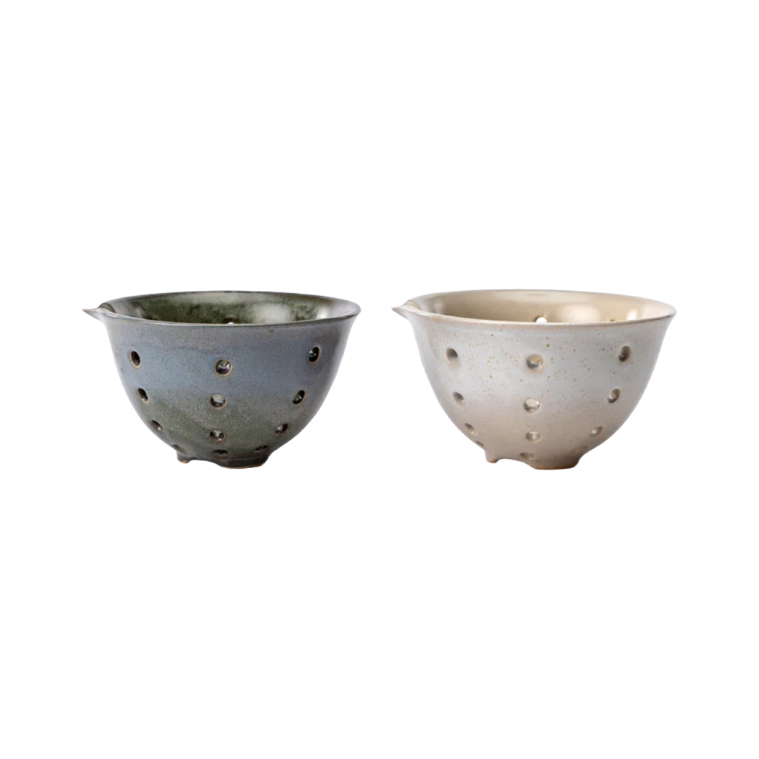 Stone glazed berry bowls