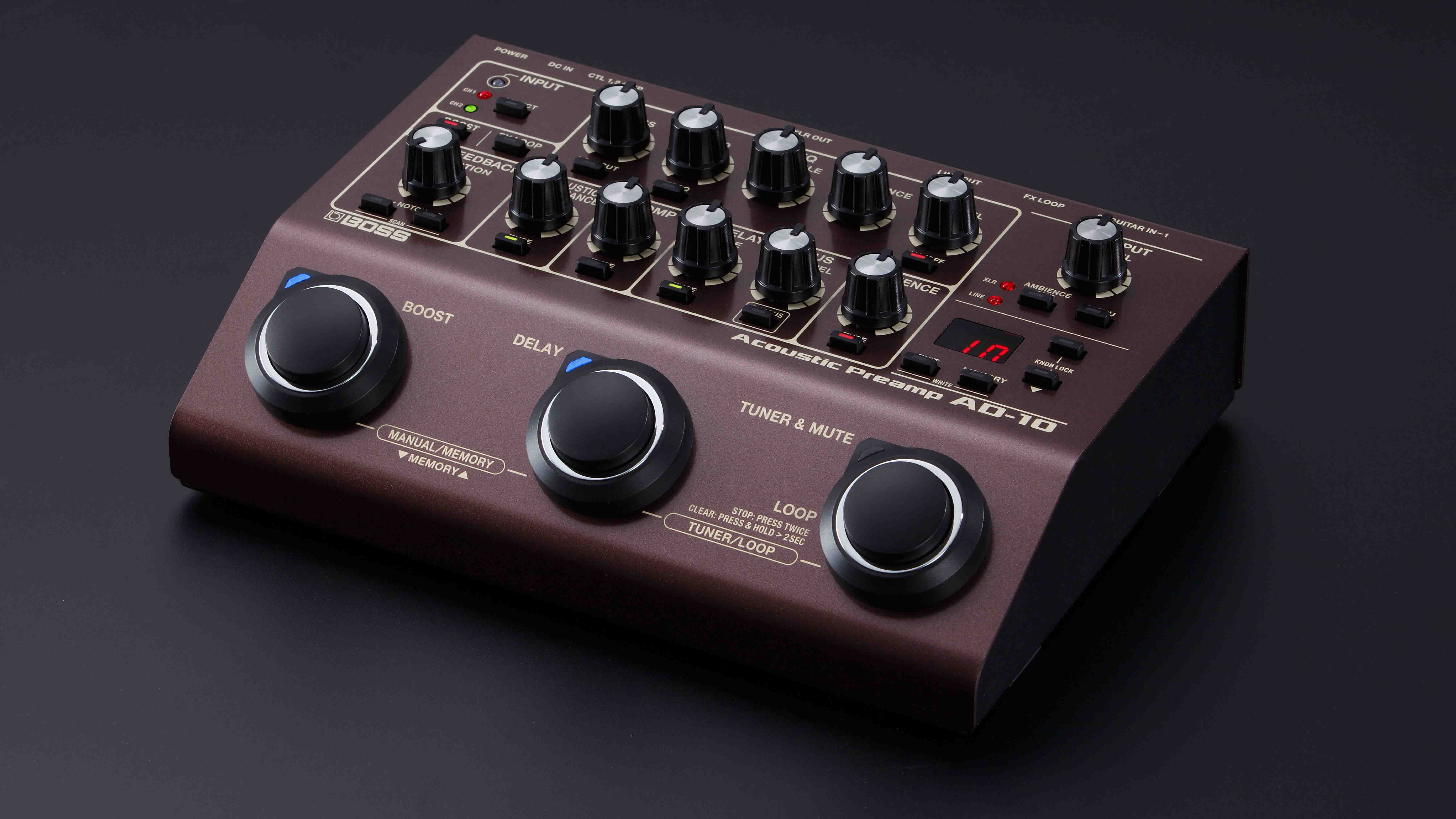 Boss's AD-10 Acoustic Preamp could provide everything your electro-acoustic needs | MusicRadar