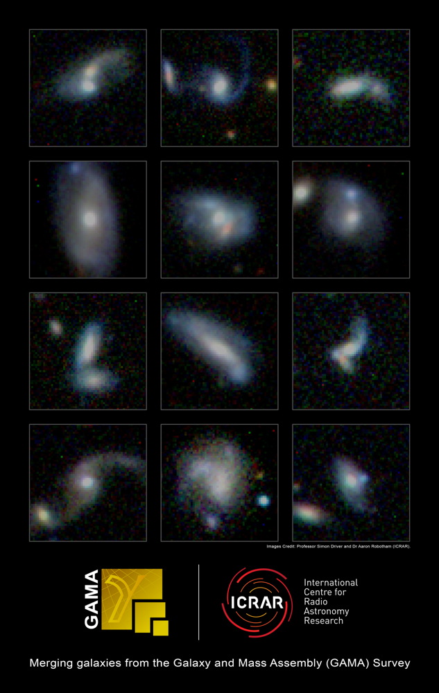 Huge Galaxies Eat Smaller Neighbors