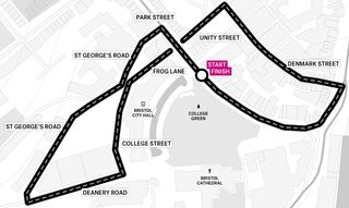 Bristol Grand Prix route