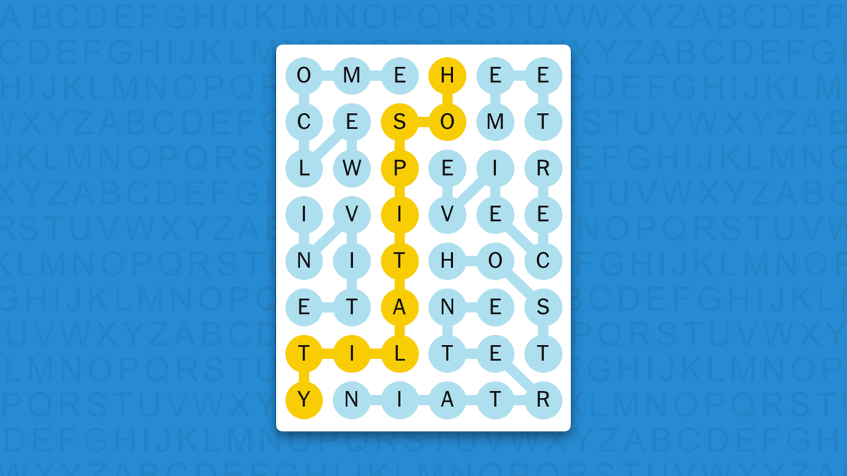 NYT Strands answers for game 967 on a blue background