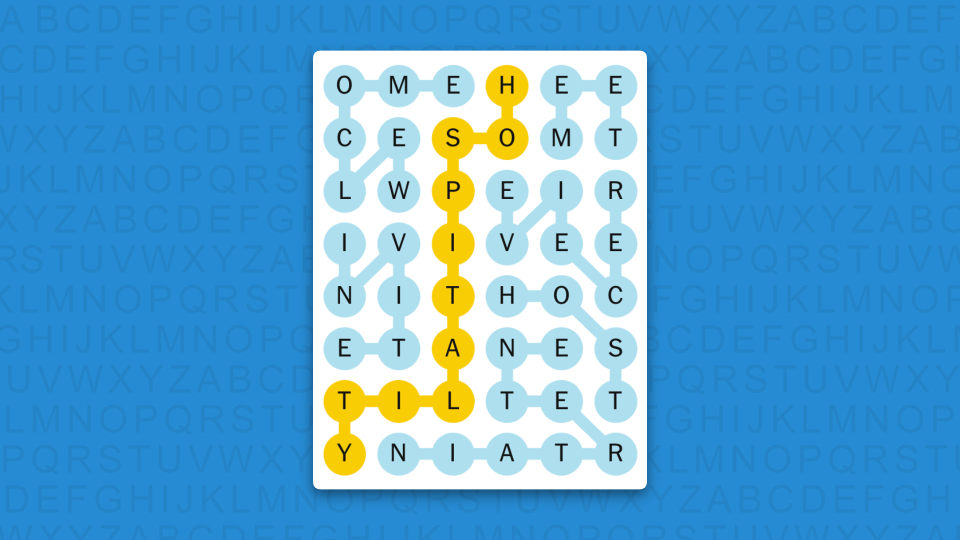 NYT Strands answers for game 967 on a blue background