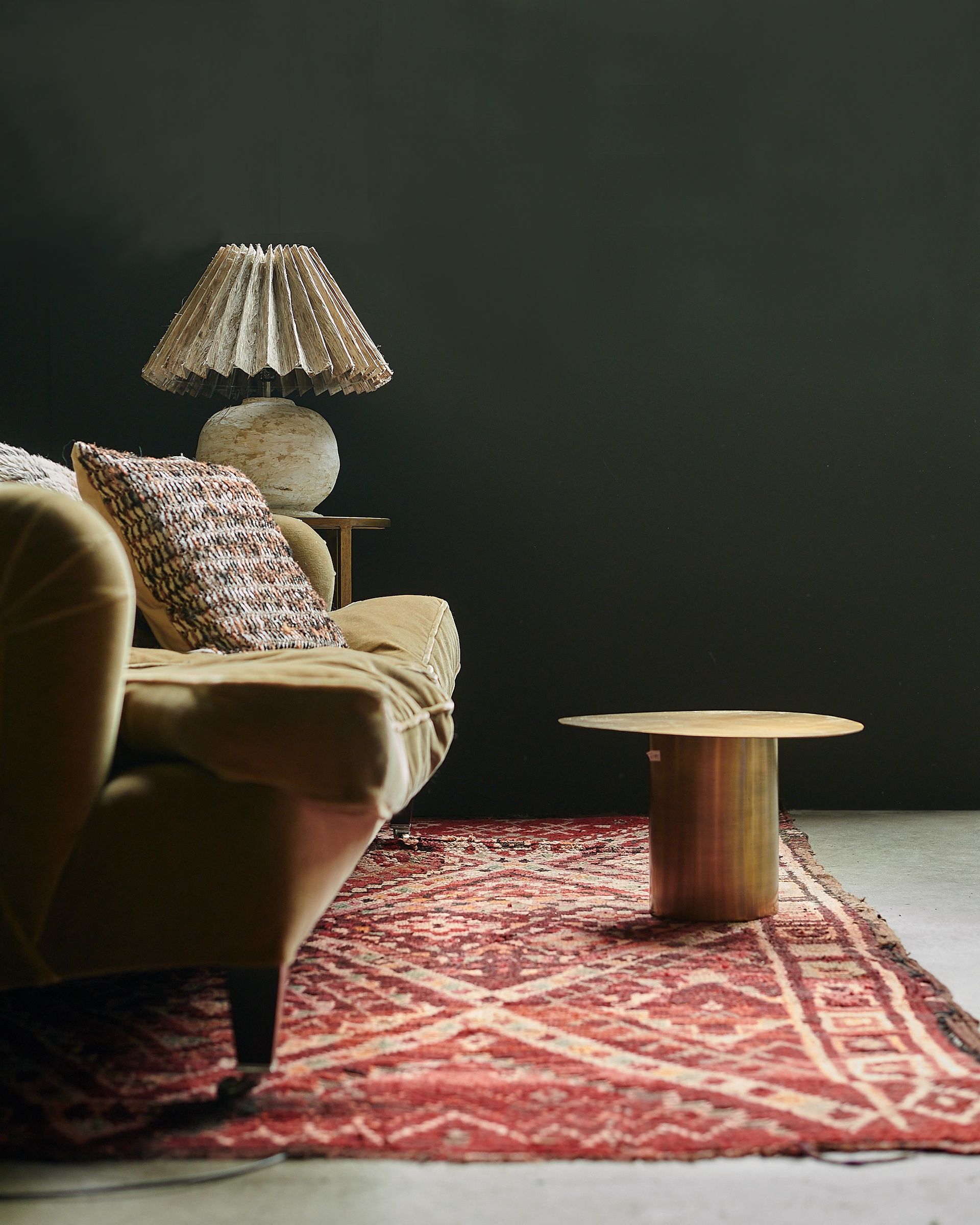 Μια σκούρα πράσινη απόχρωση χρώματος