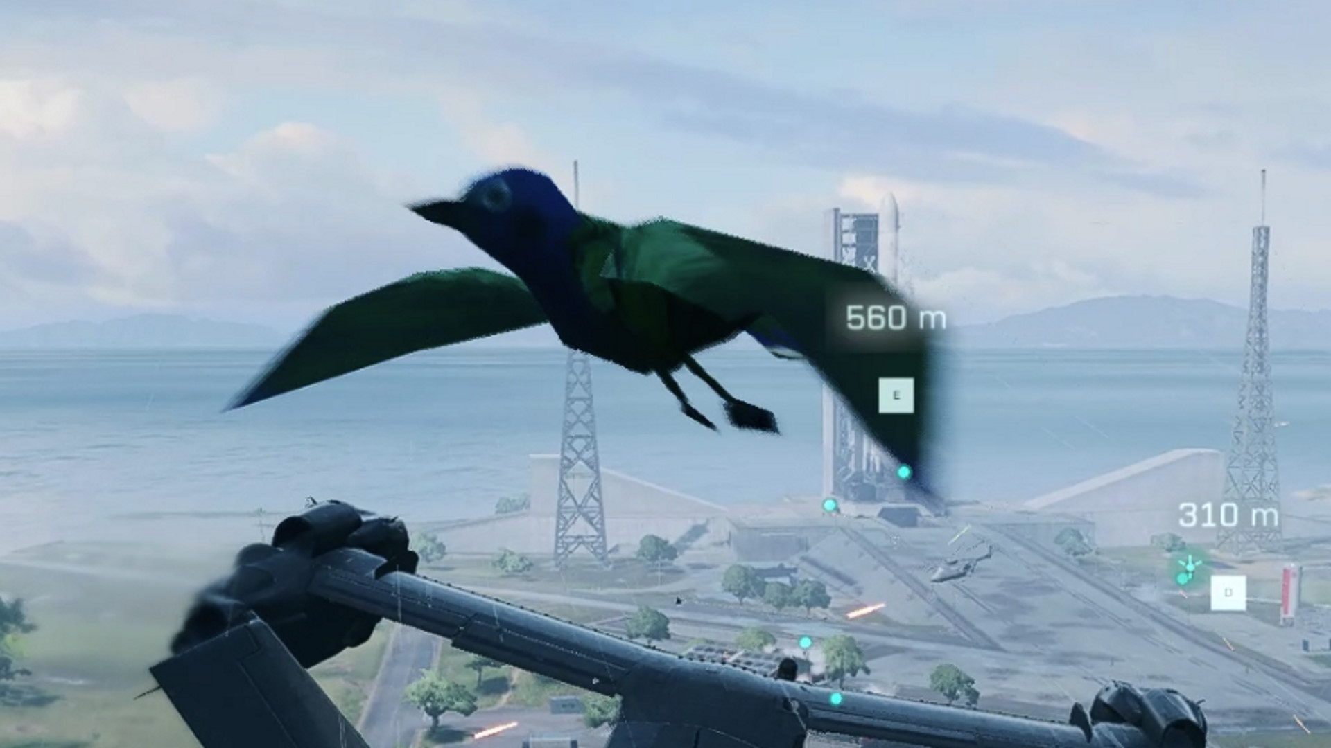Battlefield 2042 low-poly bird