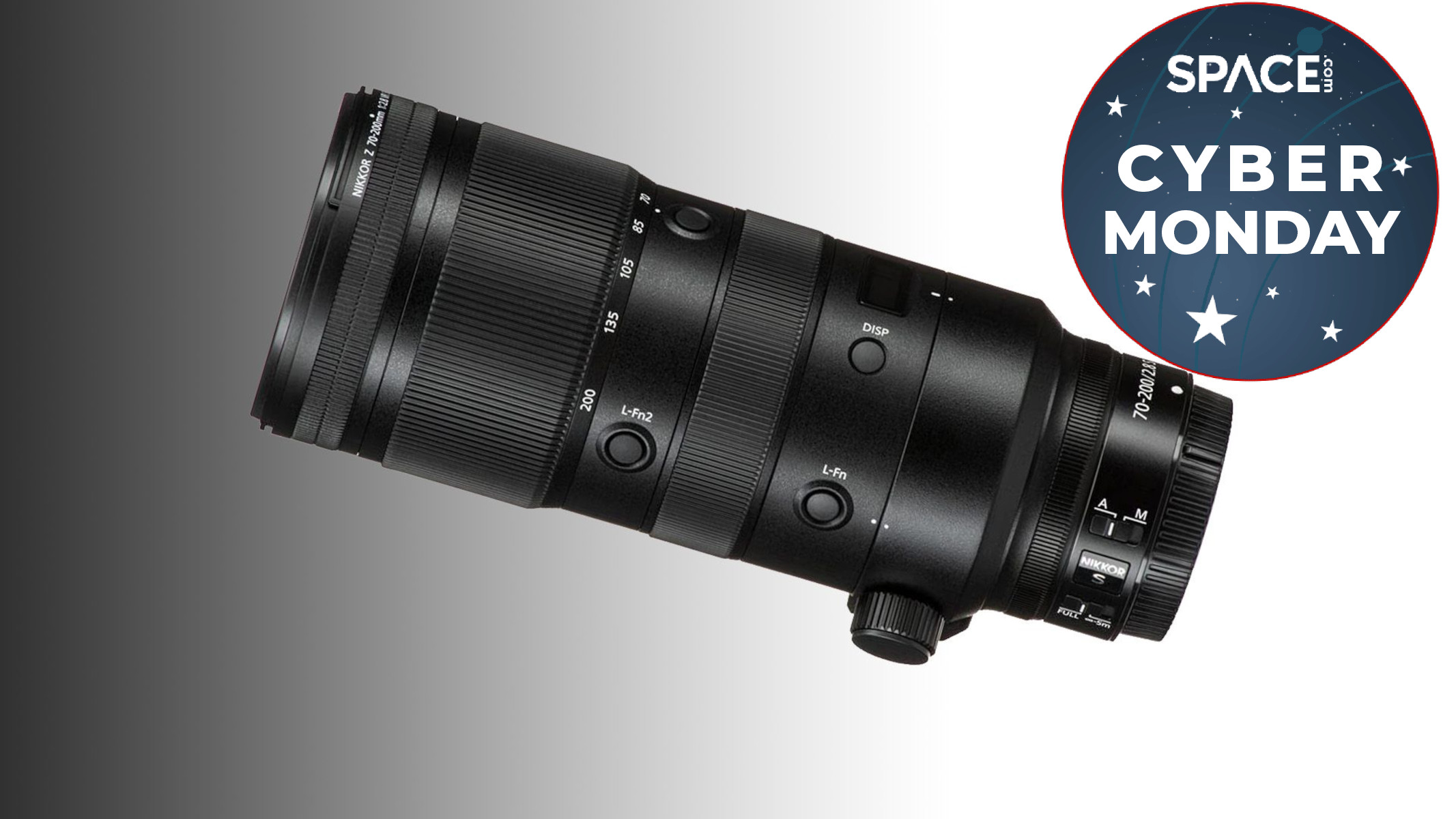 Cyber Monday Deal: Save $300 on the Nikon Z 70-200mm zoom lens Space