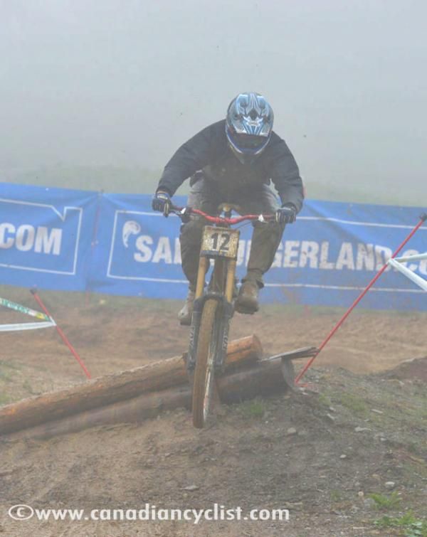 Mickael Pascal (France) had to deal with fog and rain