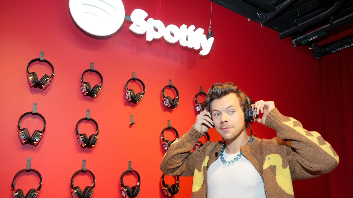 Harry Styles at Spotify