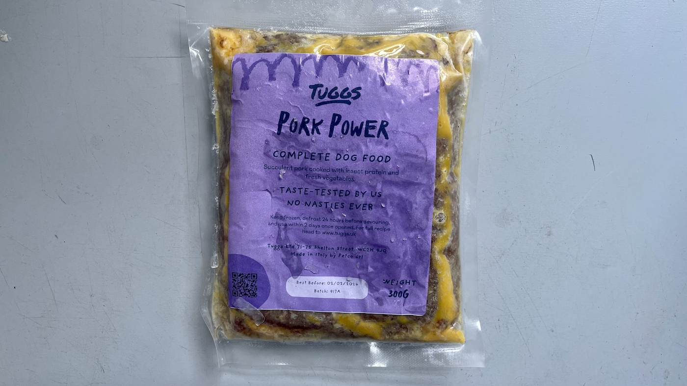 Tuggs insect food for dogs