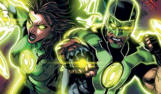 Simon Baz and Jessica Cruz as Green Lanterns
