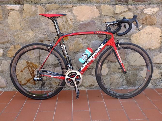 Our test Oltre XR2 with Shimano Dura Ace Di2