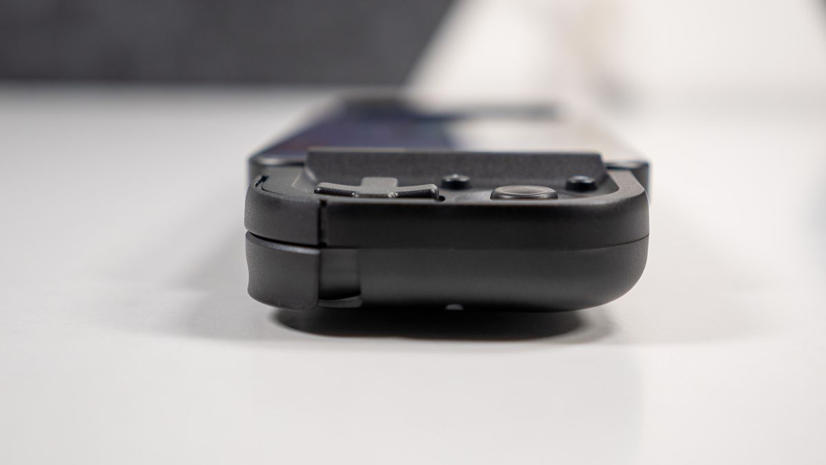 A close-up look at the Razer Prio's left half