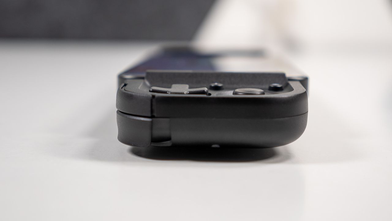 A close-up look at the Razer Prio's left half