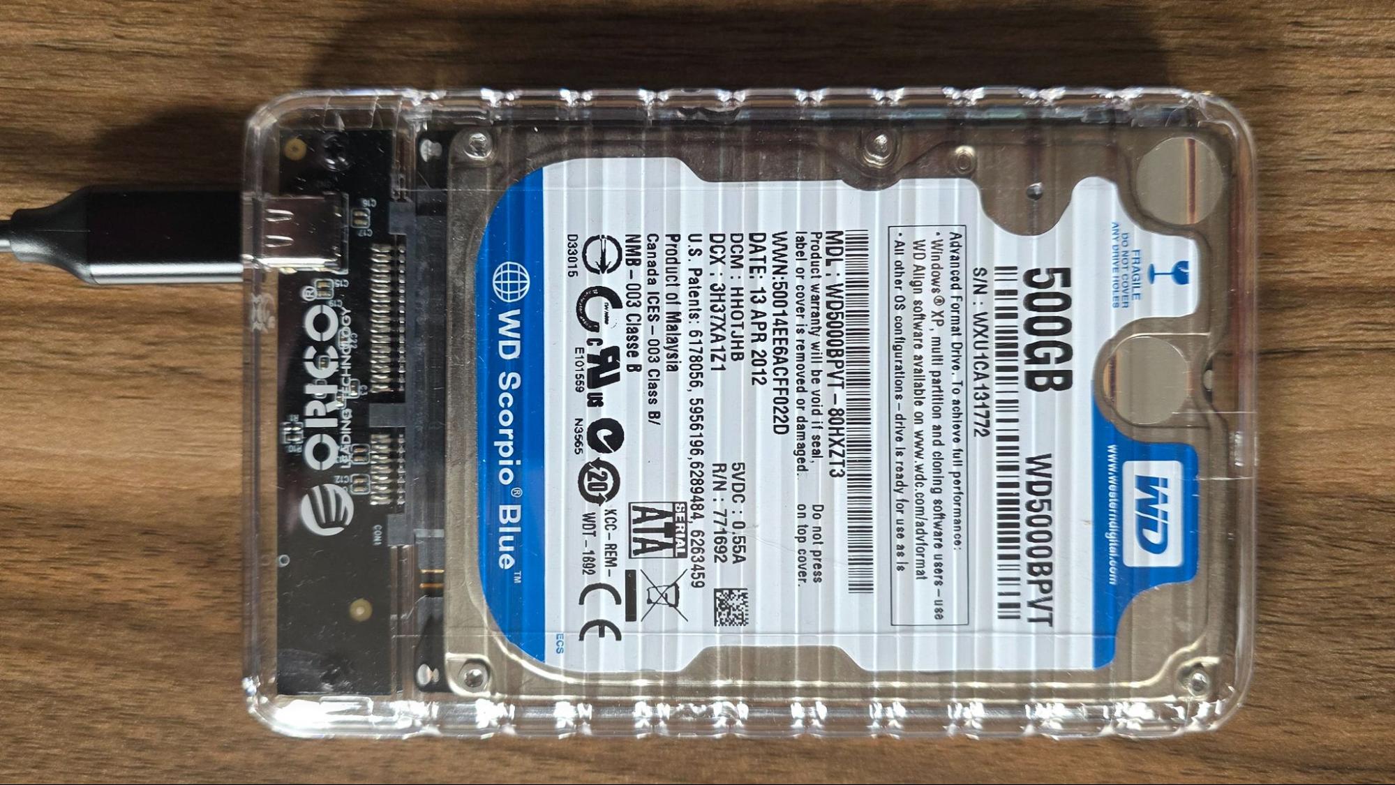 Testing old drives as external storage to avoid price hikes