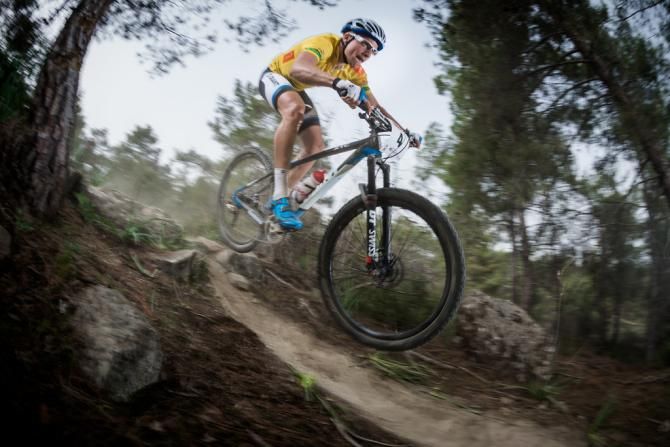 Race leader Fabian Giger