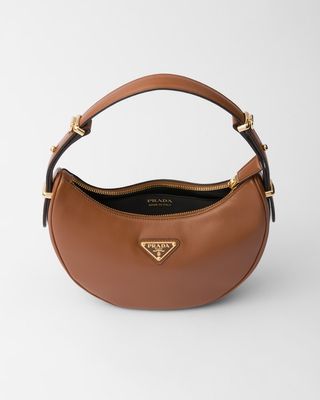 Prada Arqué Leather Shoulder Bag