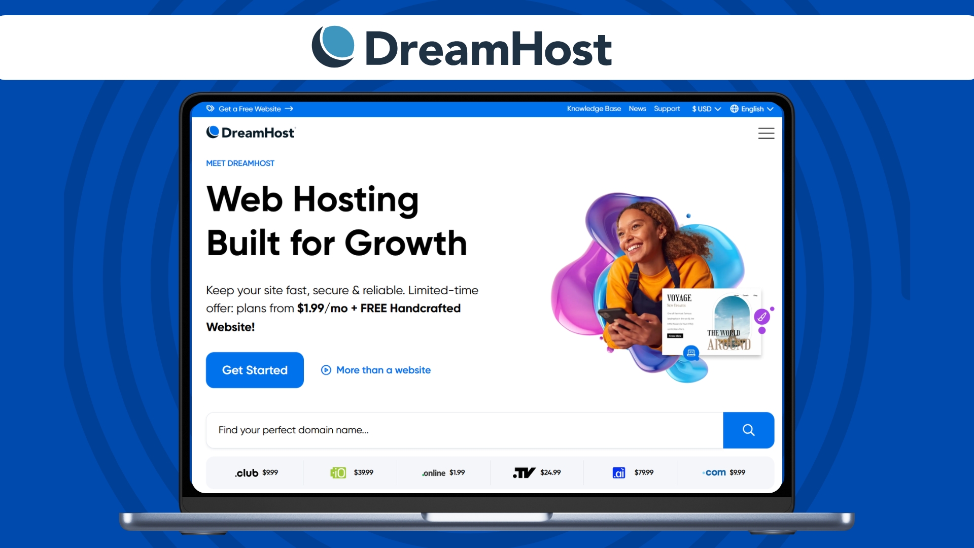 Dreamhost hero image (Feb 2026)