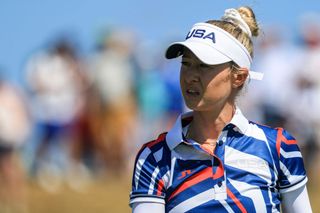 Nelly Korda in final day action at the Olympics