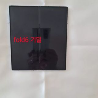 Alleged photo of the Samsung Galaxy Z Fold 6, open and from the front