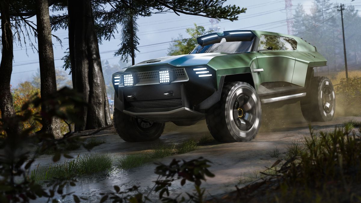 The Aston Martin Dreadnought vehicle as it appears in Call of Duty: Modern Warfare 4.