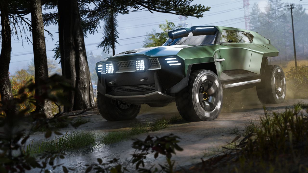The Aston Martin Dreadnought vehicle as it appears in Call of Duty: Modern Warfare 4.