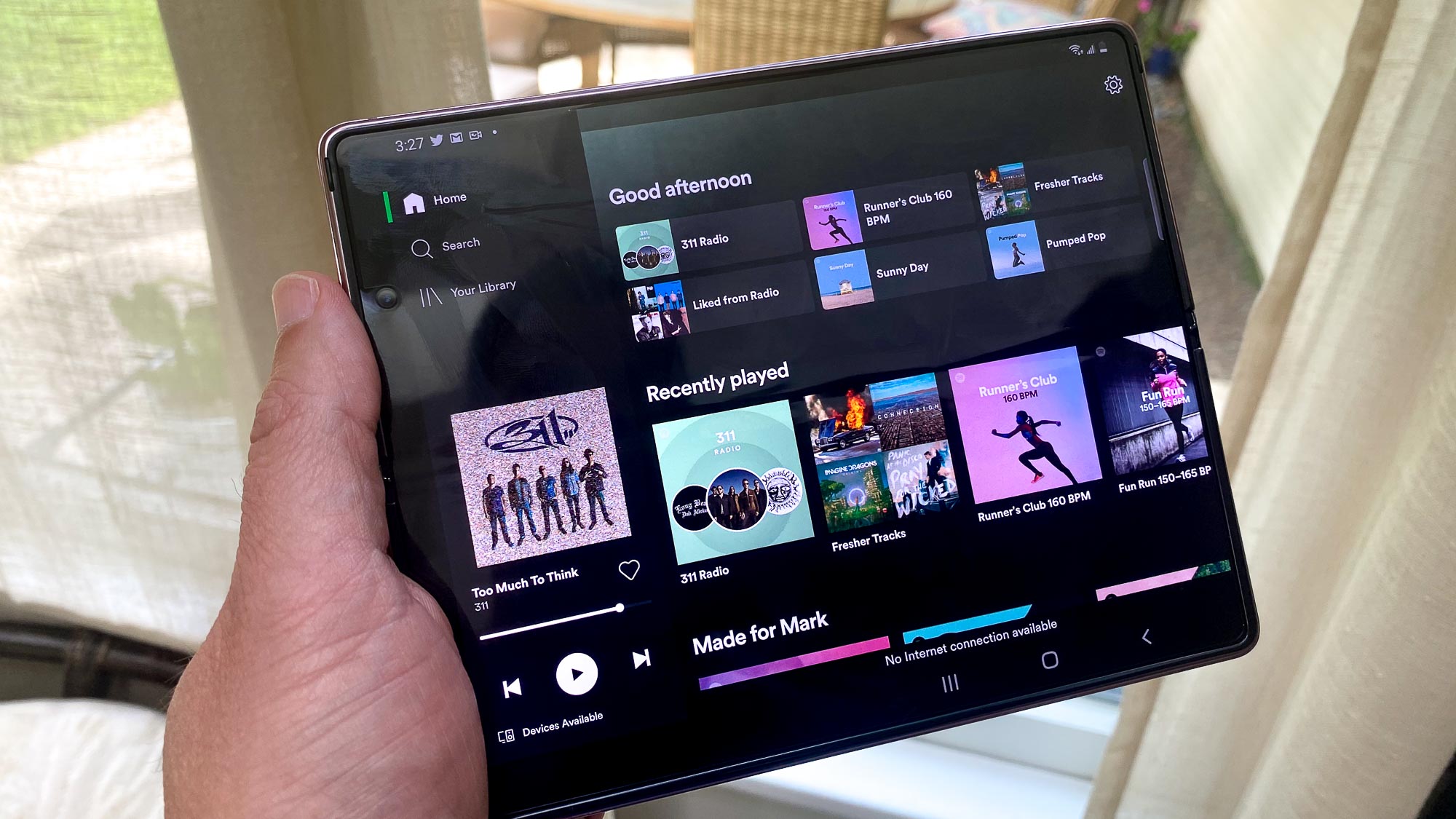 Samsung Galaxy Z Fold 2 review dual pane apps