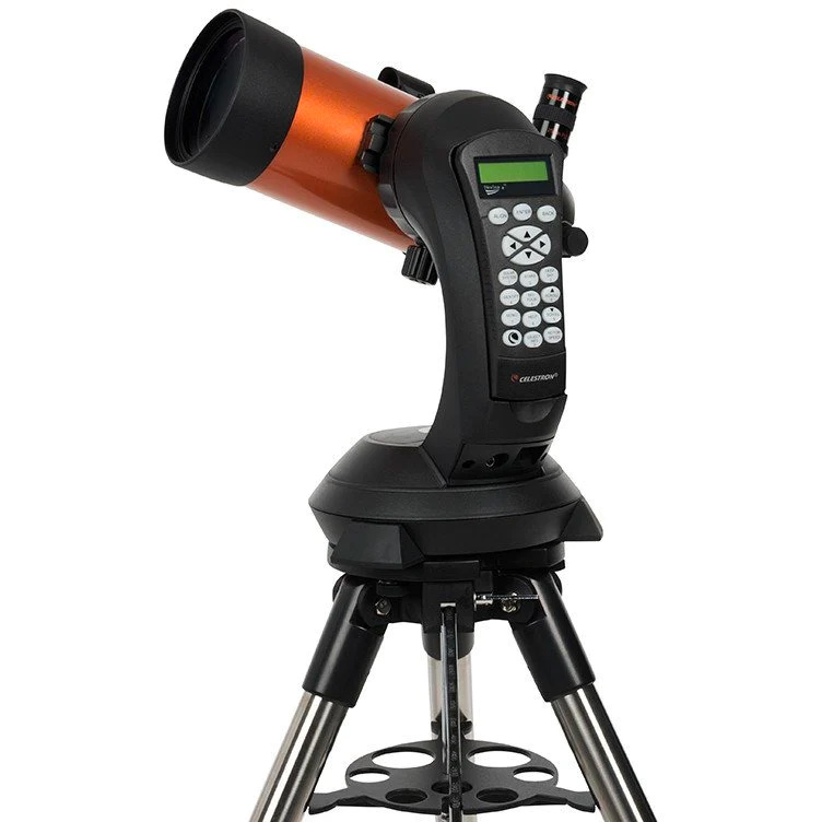 Celestron NexStar 4SE on white background