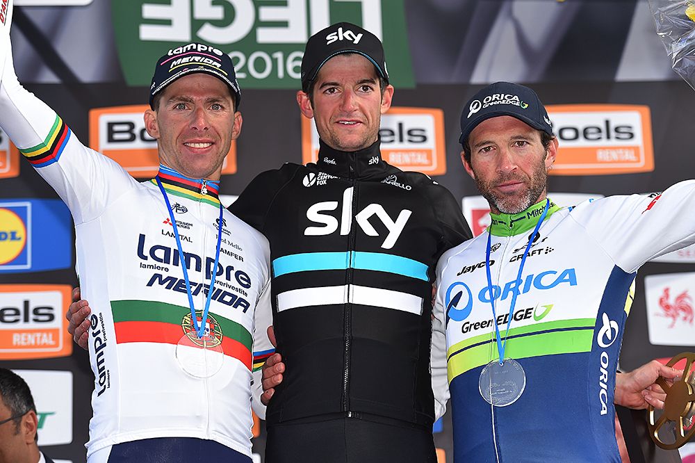 Wout Poels (Team Sky) wins Liege-Bastogne-Liege