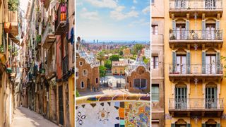 montage of scenes from barcelona