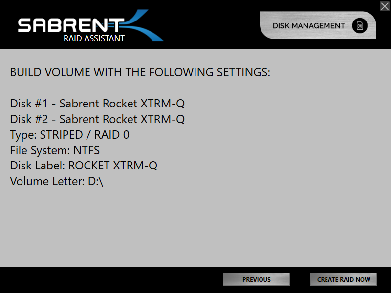 Sabrent Rocket XTRM-Q 16TB TB3 SSD