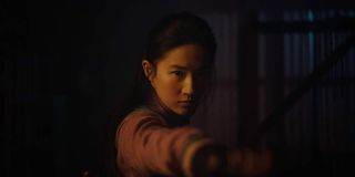 Yifei Liu as Mulan in 2020 live-action movie