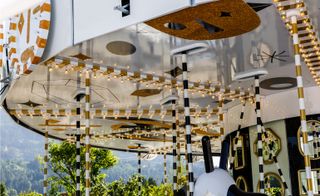 Jaime Hayon fairground carousel, detail view at Swarovski Kristalwelten