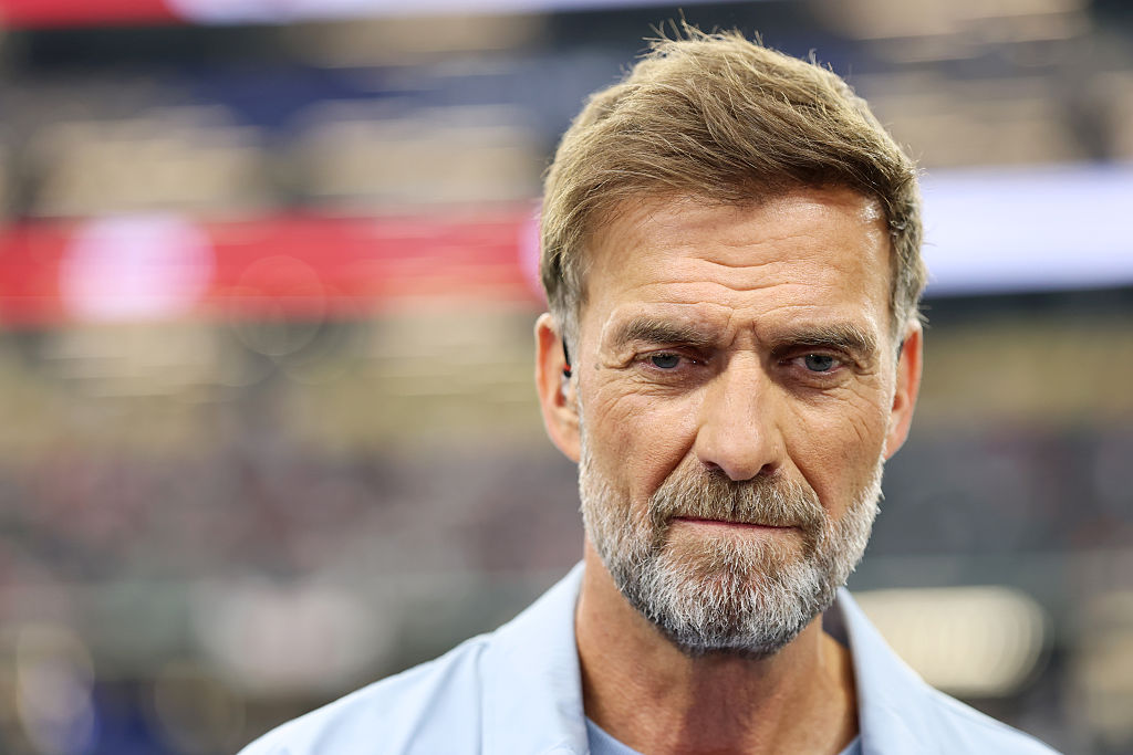 Jurgen Klopp attends the FIFA World Cup 2026 Group L match between England and Croatia at Dallas Stadium on June 17, 2026 in Arlington, Texas