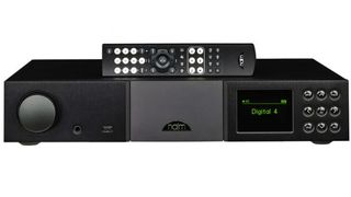Naim NAC-N 272 with remote against white background