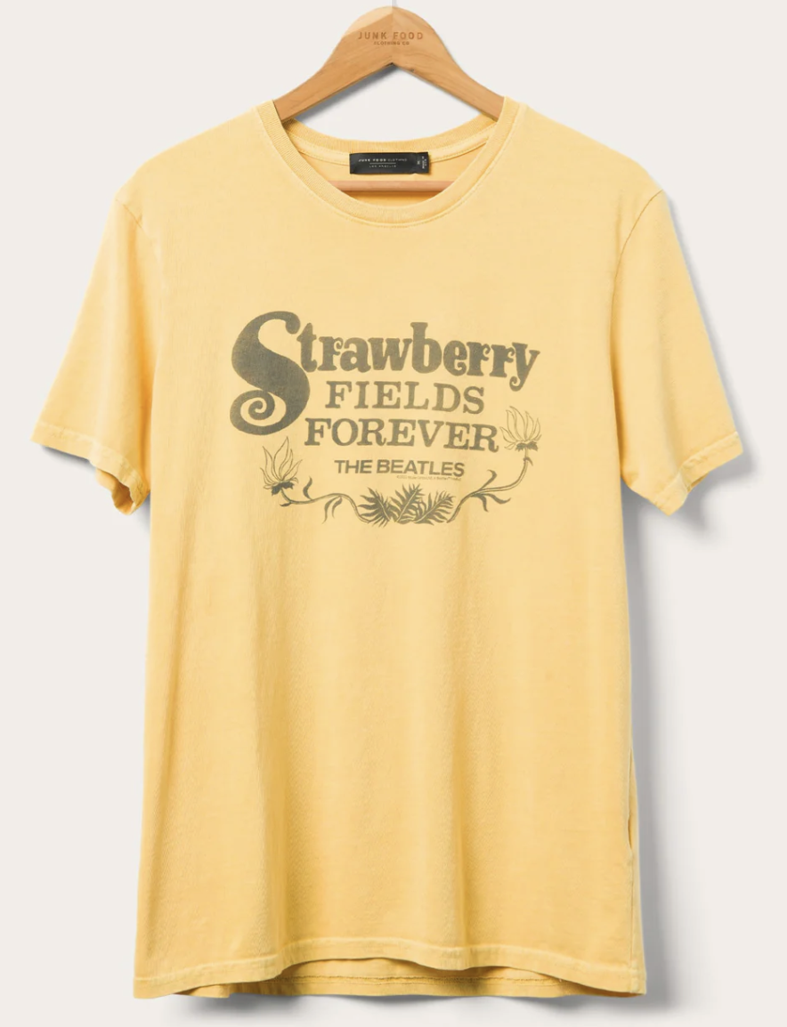 Junk Food, The Beatles Strawberry Fields Forever Vintage Tee
