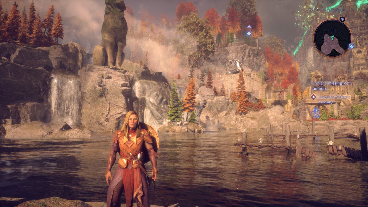 A screenshot of Dragon Age: The Veilguard, showing the impact of the use of vignette