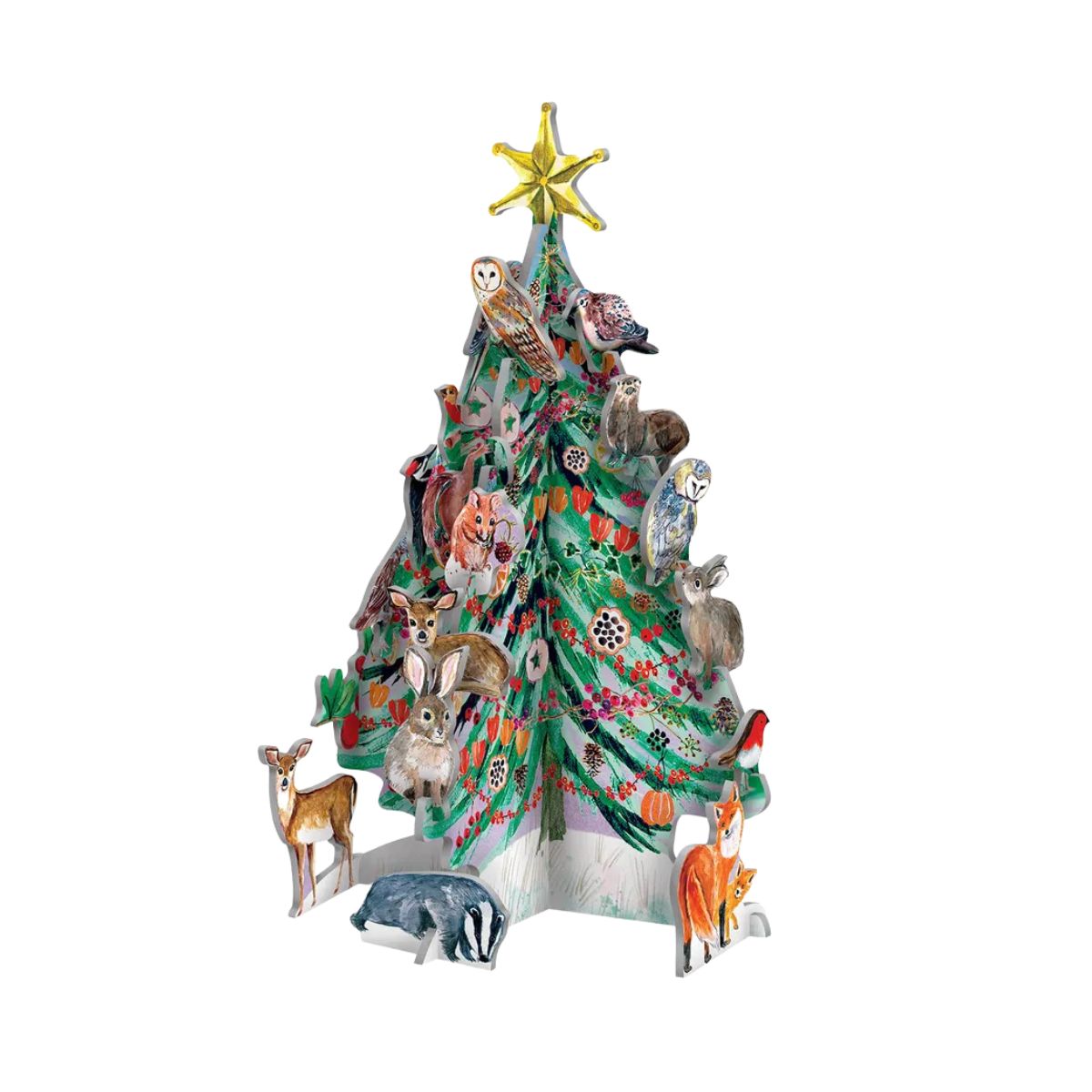 Christmas tree paper decoration