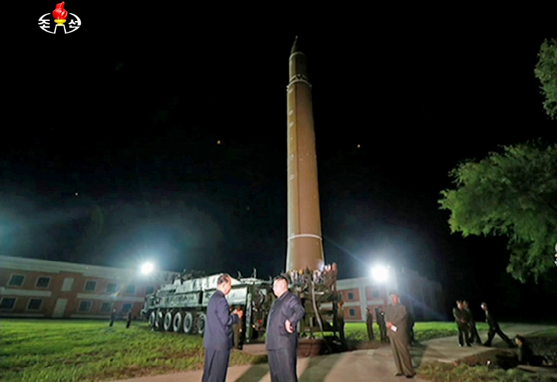 North Korea Fires Hwasong 14 Ballistic Missile