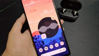 YouTube Music widget for Android 13 on a Pixel 6