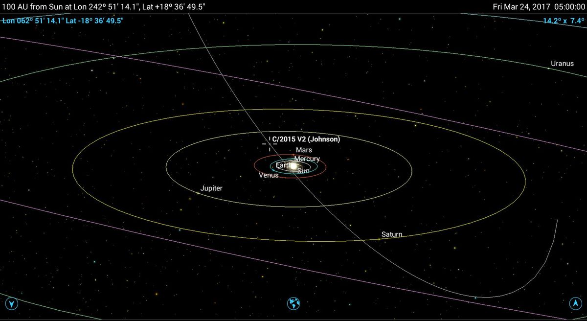 Riding Along with Comets Using Mobile Astronomy Apps | Space