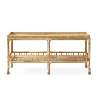 Serena & Lily woven TV stand
