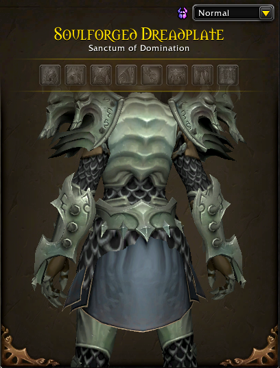 Several examples of items clipping in World of Warcraft: Midnight.