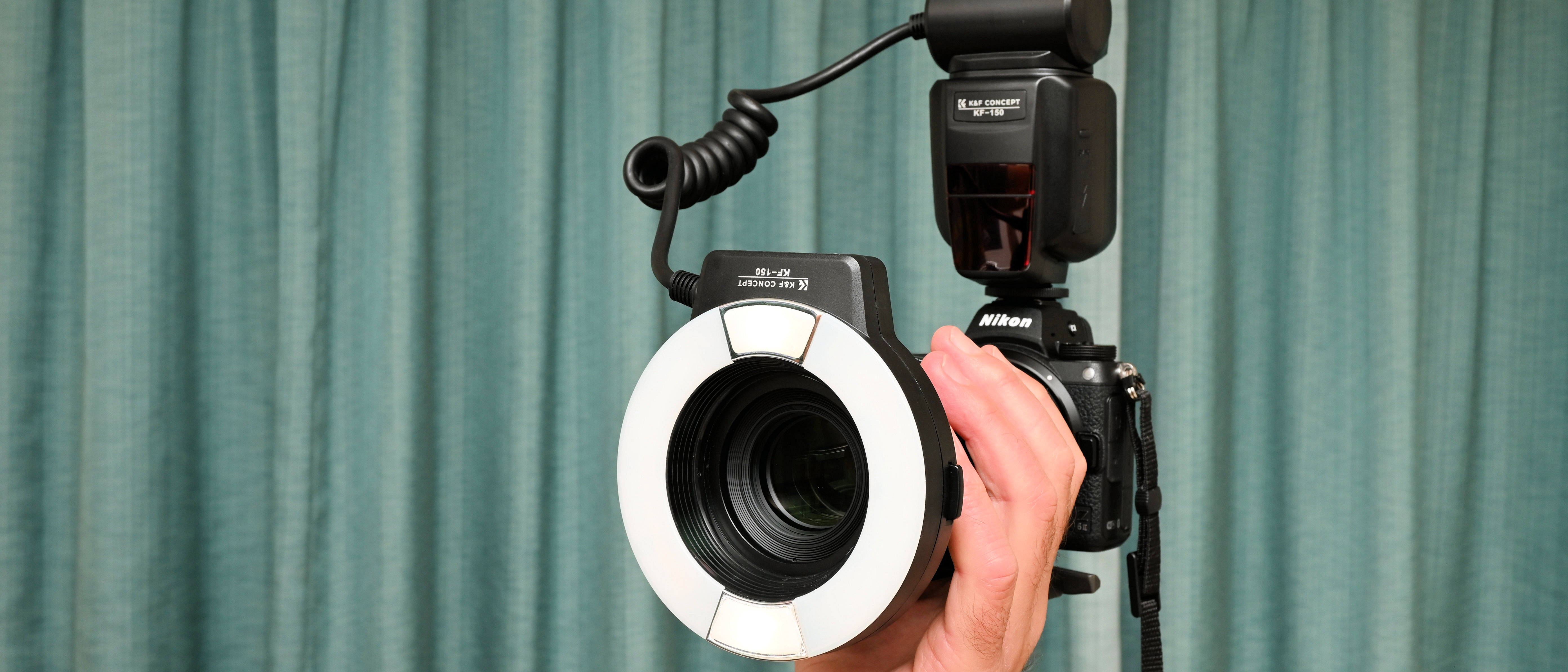 K&F Concept KF-150 Macro Ring Flash product shot