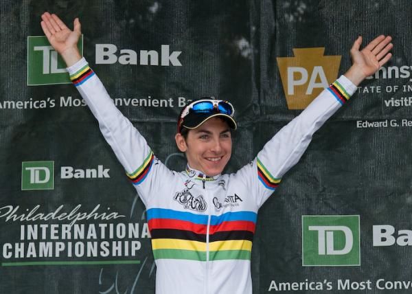 Winner of the 2011 TD Bank International Liberty Classic, Giorgia Bronzini (Colavita Forno d'Asolo) "