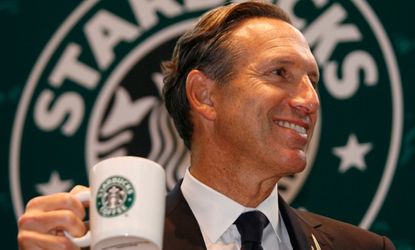 Starbucks Chief Executive Howard Schultz