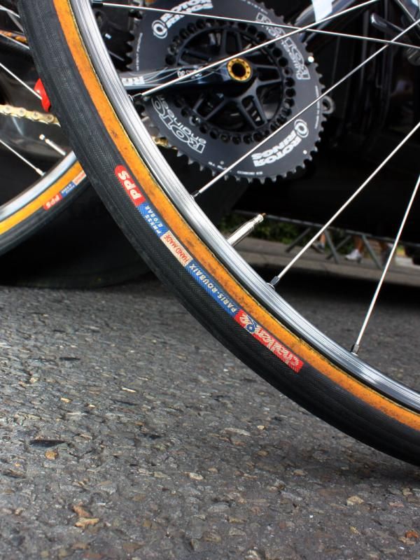 Challenge makes an appearance in Stage 3 of the Tour de France with its Paris-Roubaix tubulars.