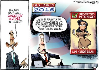 Obama cartoon U.S. voting 2016