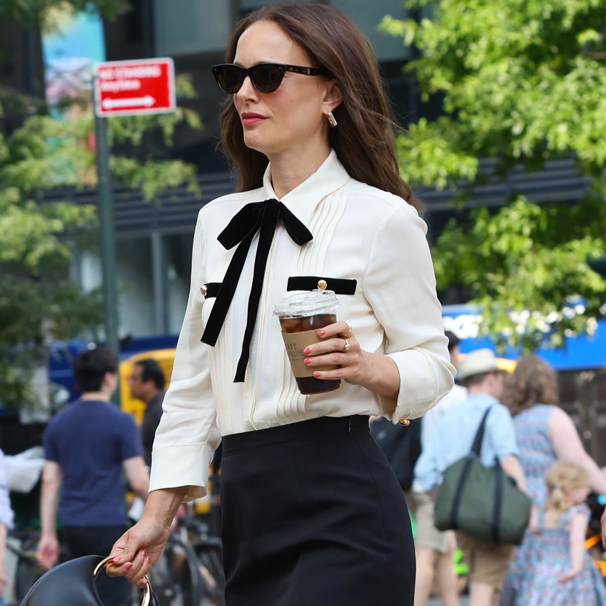 Over Ballet Flats? In NYC, Fashion People Prefer to Wear Miniskirts With This Sleeker Heel Alternative