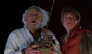 Chrstopher Lloyd and Michael J. Fox in Back to the Future