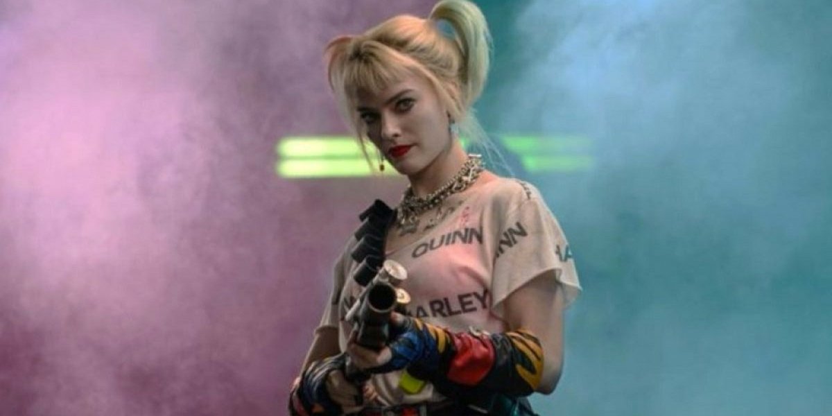 Margot Robbie in pigtails in Birds of Prey 2020